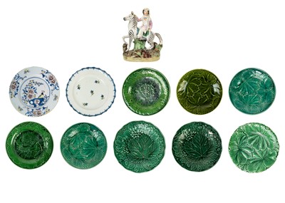 Lot 1002 - An English Delft plate, possibly Bristol.