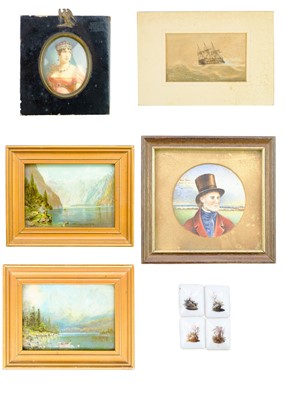 Lot 278 - A miniature portrait of Josephine Bonaparte.
