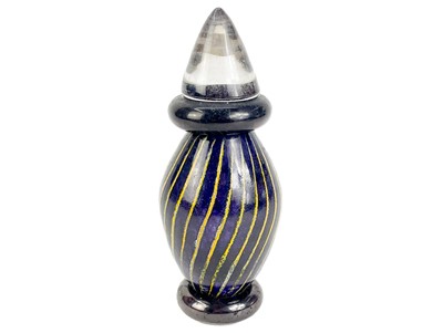 Lot 22 - A collection of decorative glassware to include a Tiffany & Co paperweight.