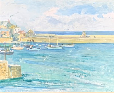 Lot 315 - Marjorie MOSTYN (1893-1979) High Tide, St Ives...