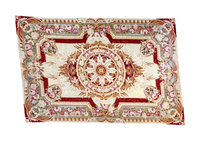Lot 526 - An Aubusson type tapestry panel/hanging