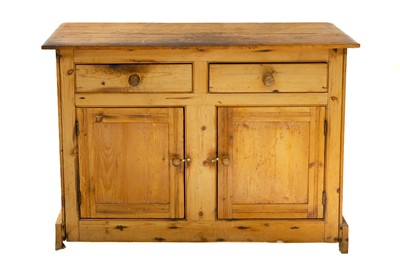 Lot 649 - A pine dresser base.