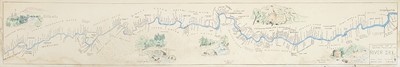 Lot 471 - 'Fishermans Map of Salmon Pools on the River Dee,'