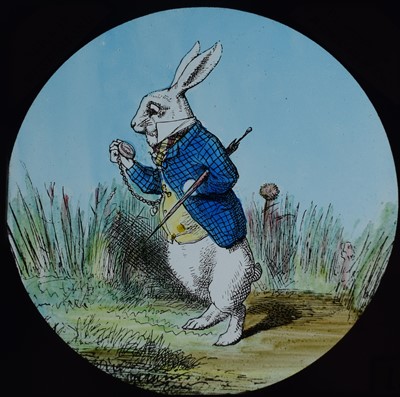 Lot 6 - Magic lantern slides, Alice in Wonderland