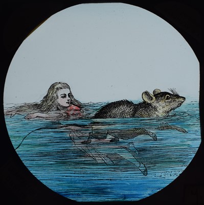 Lot 6 - Magic lantern slides, Alice in Wonderland
