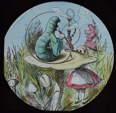 Lot 6 - Magic lantern slides, Alice in Wonderland