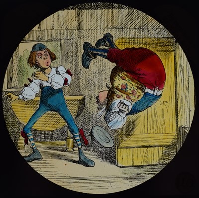 Lot 6 - Magic lantern slides, Alice in Wonderland