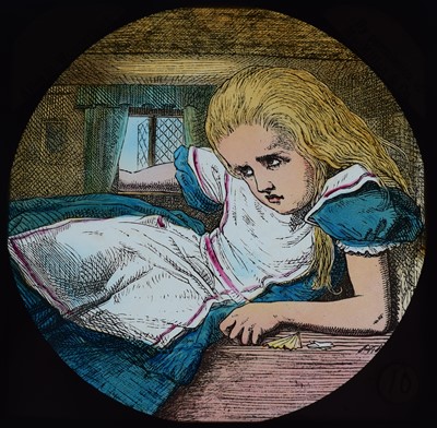 Lot 6 - Magic lantern slides, Alice in Wonderland