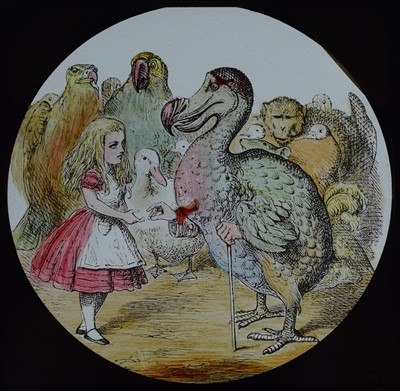 Lot 6 - Magic lantern slides, Alice in Wonderland