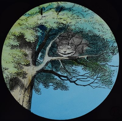 Lot 6 - Magic lantern slides, Alice in Wonderland