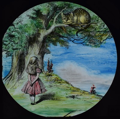 Lot 6 - Magic lantern slides, Alice in Wonderland