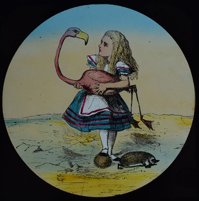 Lot 6 - Magic lantern slides, Alice in Wonderland