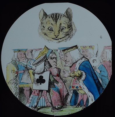 Lot 6 - Magic lantern slides, Alice in Wonderland