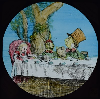 Lot 6 - Magic lantern slides, Alice in Wonderland