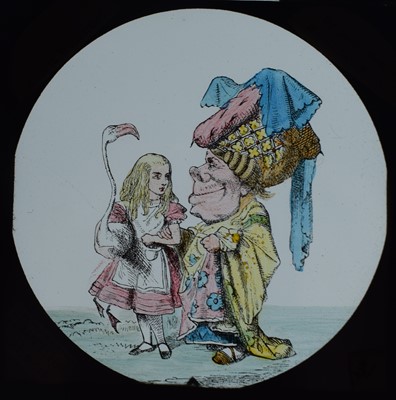 Lot 6 - Magic lantern slides, Alice in Wonderland