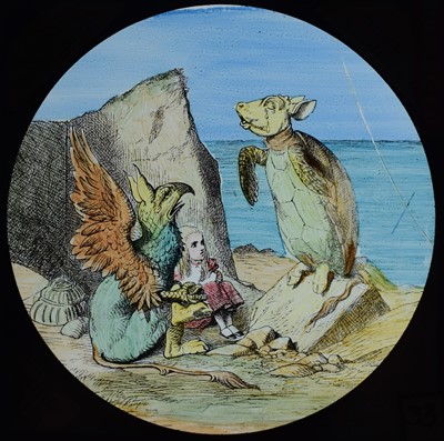 Lot 6 - Magic lantern slides, Alice in Wonderland