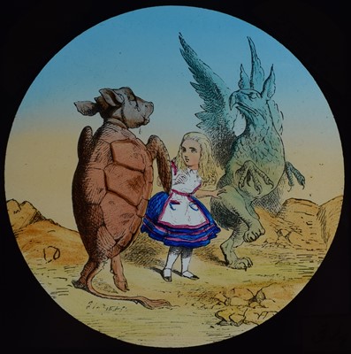 Lot 6 - Magic lantern slides, Alice in Wonderland