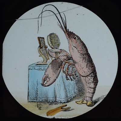 Lot 6 - Magic lantern slides, Alice in Wonderland