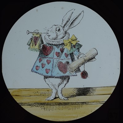 Lot 6 - Magic lantern slides, Alice in Wonderland