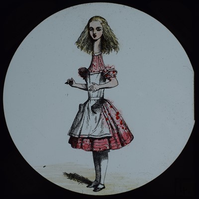 Lot 6 - Magic lantern slides, Alice in Wonderland