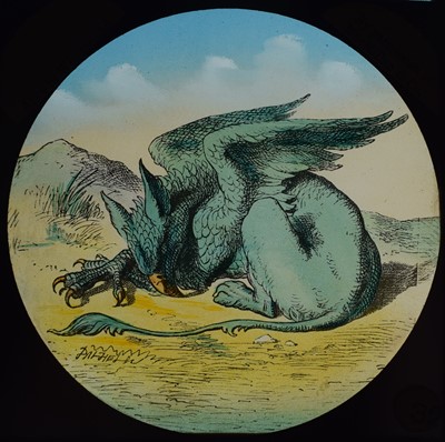 Lot 6 - Magic lantern slides, Alice in Wonderland