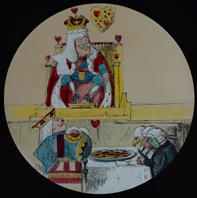 Lot 6 - Magic lantern slides, Alice in Wonderland