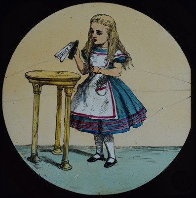 Lot 6 - Magic lantern slides, Alice in Wonderland