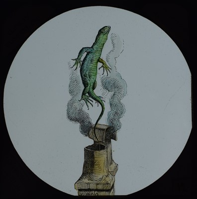 Lot 6 - Magic lantern slides, Alice in Wonderland