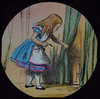Lot 6 - Magic lantern slides, Alice in Wonderland