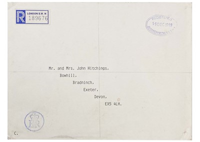 Lot 67 - King Charles  III, as The Prince of Wales & Diana, Princess of Wales, Royal Christmas card 1989