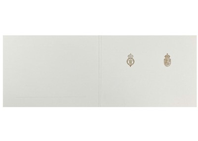 Lot 67 - King Charles  III, as The Prince of Wales & Diana, Princess of Wales, Royal Christmas card 1989