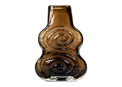 Lot 455 - A Whitefriars textured glass Cello vase.