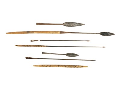Lot 234 - An African spear tip.