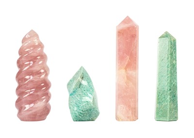 Lot 9 - A collection of cut and polished mineral specimens.