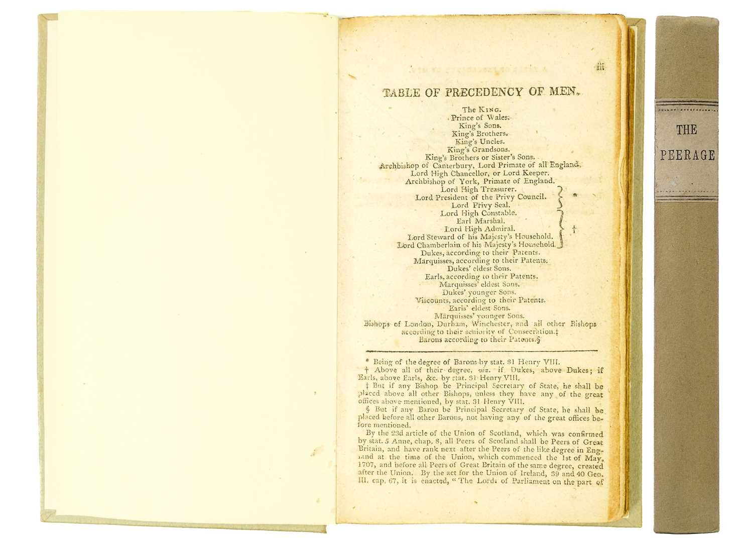 Lot 40 - Stockdale's Peerage of England, Scotland and Ireland.