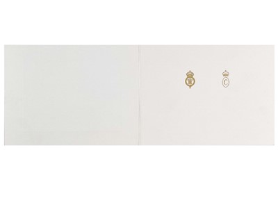 Lot 92 - T.R.H. Charles  III, and Queen Camilla, as The Prince of Wales & Duchess of Cornwall