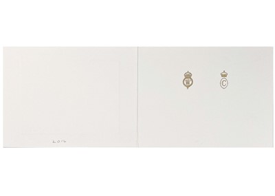 Lot 86 - T.R.H. King Charles  III and Queen Camilla, as The Prince of Wales & Duchess of Cornwall