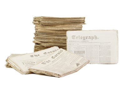 Lot 21 - 'The Cornish Telegraph. Mining, Agricultural, and Commercial Gazette,'