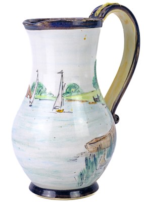 Lot 40 - A Richard Wilson studio pottery jug.