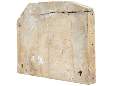 Lot 1020 - A 19th century treen carved plaster mould.