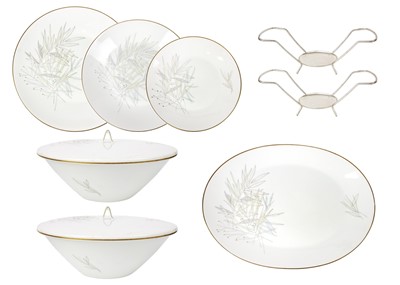 Lot 62 - A mid-century Rosenthal dinner service in the 'Grasses' pattern, designed by Raymond Loewy.