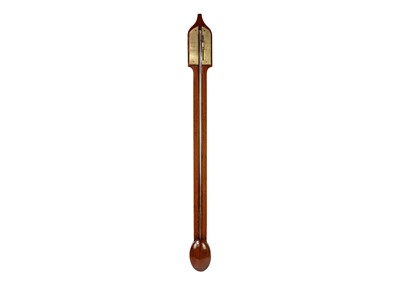 Lot 1632 - A mahogany mercury stick barometer.