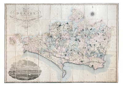 Lot 213 - Greenwood's large scale map of Dorsetshire