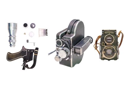 Lot 43 - A Paillard Bolex H16 Reflex 16mm cine camera.