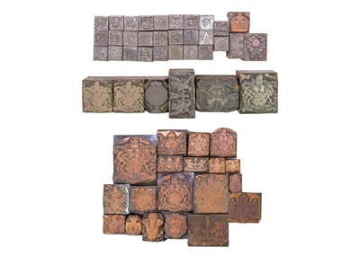 Lot 10 - An interesting collection of metal printing blocks.