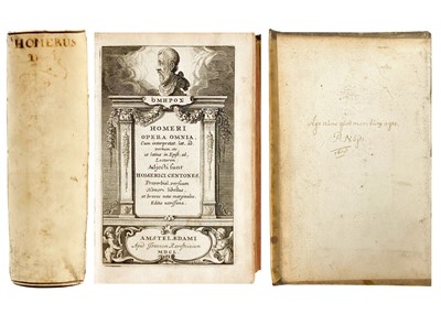 Lot 130 - (Important Provenance: Pieter Nuyts 1598-1655) Homer.