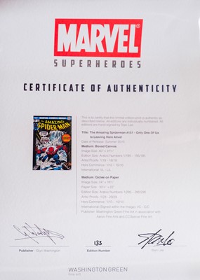 Lot 223 - (Signed) Stan LEE (1922-2018)