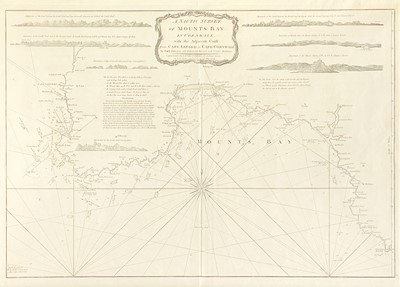 Lot 9 - (Cornwall) Robert Laurie & James Whittle publishers.