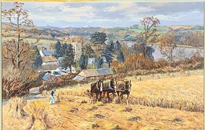 Lot 5 - Nancy BAILEY (1913-2012) Harvest Field, St...