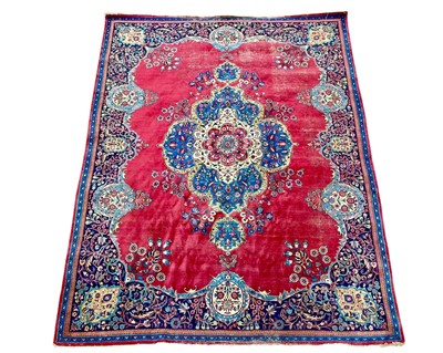 Lot 436 - A Persian Tabriz carpet.